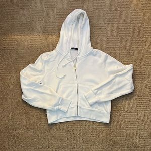 Brandy Melville Cropped Zip Up